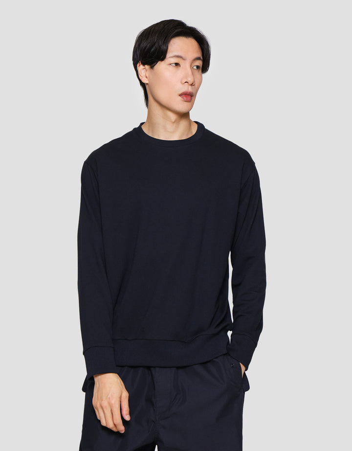 Suko Sweater Baby Terry Sweatshirt Kerah Bulat Lengan PanjangPria