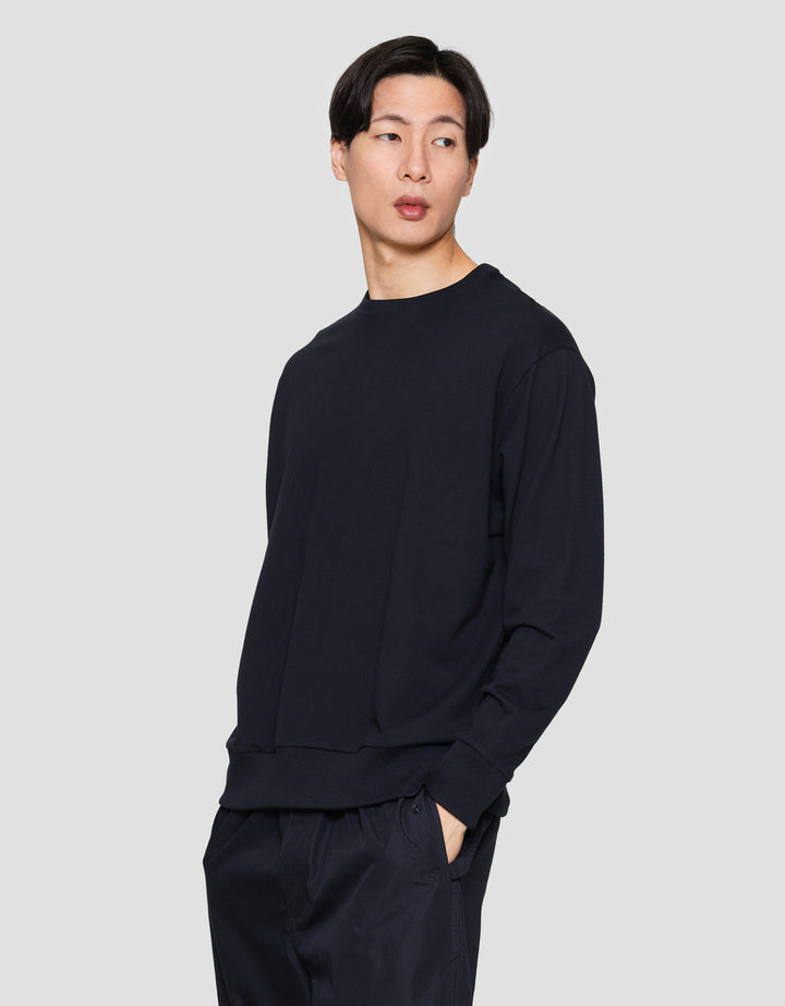 Suko Sweater Baby Terry Sweatshirt Kerah Bulat Lengan PanjangPria