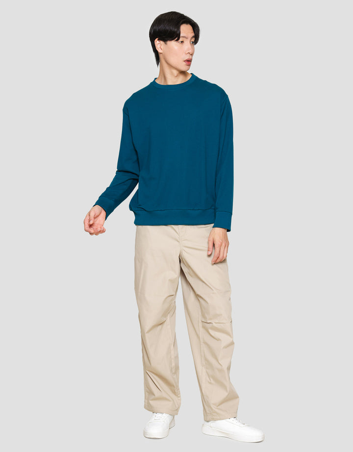 Suko Sweater Baby Terry Sweatshirt Kerah Bulat Lengan PanjangPria