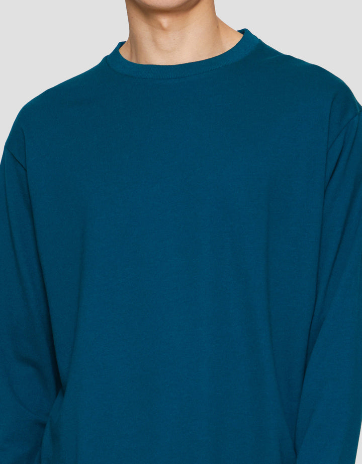 Suko Sweater Baby Terry Sweatshirt Kerah Bulat Lengan PanjangPria