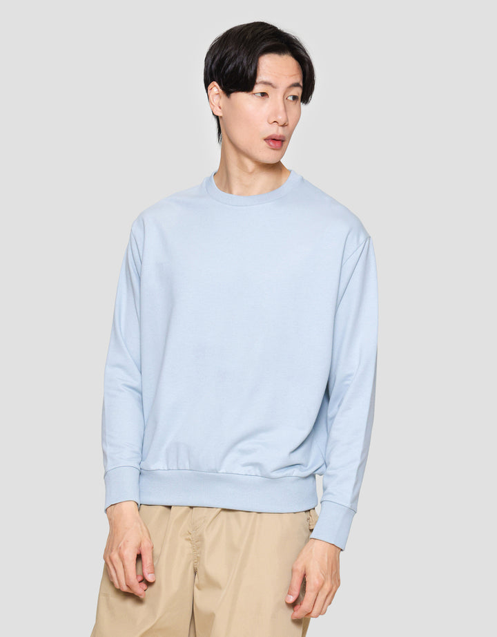 Suko Sweater Baby Terry Sweatshirt Kerah Bulat Lengan PanjangPria