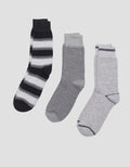 Cole Combo Grey Strip Kaos Kaki Pria