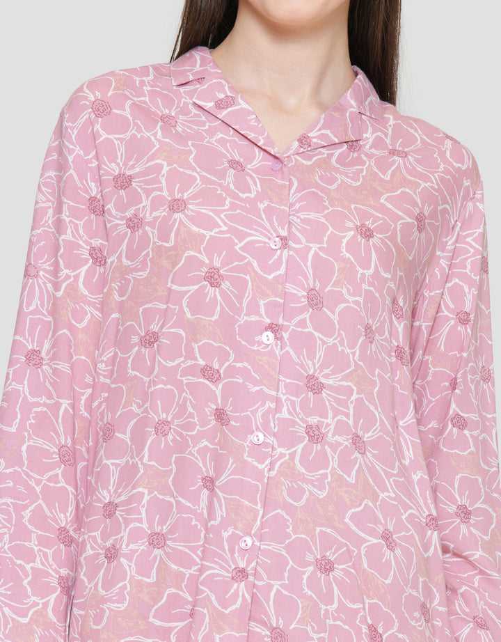 St. Yves Floral Long Sleeve Women's Pajama Set