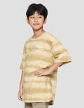 Nevada Full Print Tie Dye Stripes Kaos Lengan Pendek Anak Laki-laki