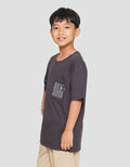 Nevada Wording Pocket Kaos Anak Laki-laki