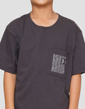 Nevada Wording Pocket Kaos Anak Laki-laki