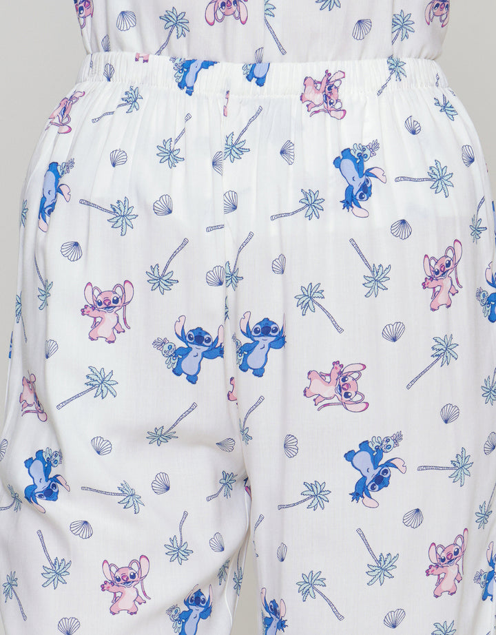 Disney Wite Stitch Set Piyama Wanita