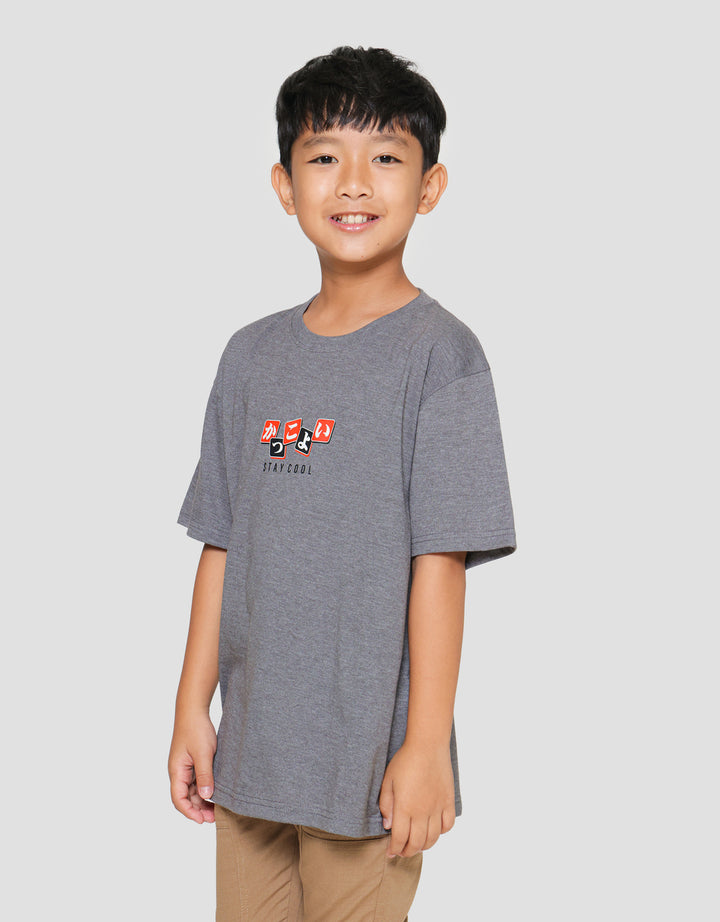 Nevada Anime Print Kaos Anak Laki-laki