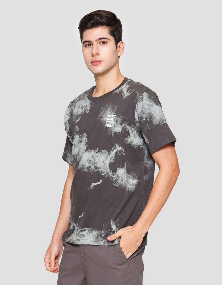 Nevada Aop - Dont Lose Your Fire Print Kaos Pria