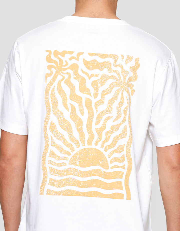 Nevada Back Print Theme Summer Kaos Lengan Pendek Pria 122320953