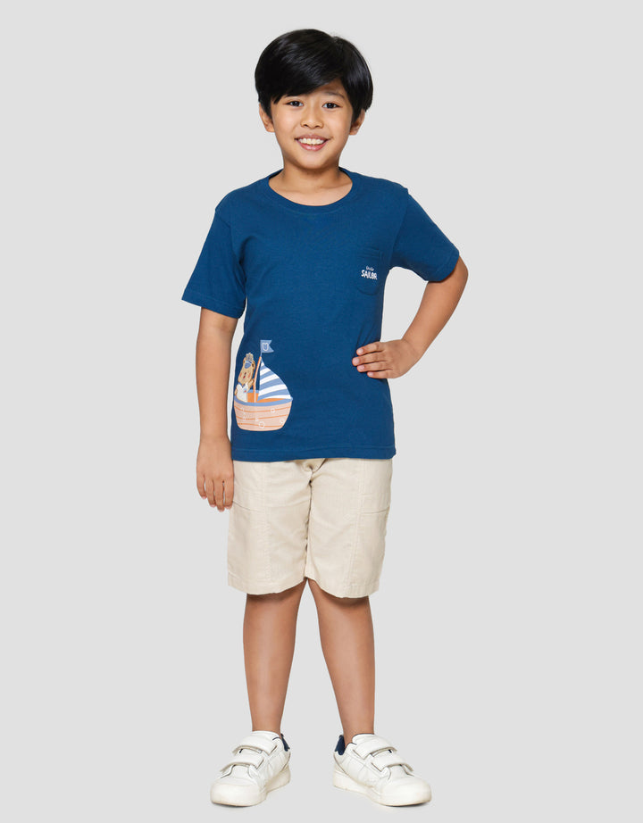 Little M Ktg Little Sailor Kaos Anak Laki-laki