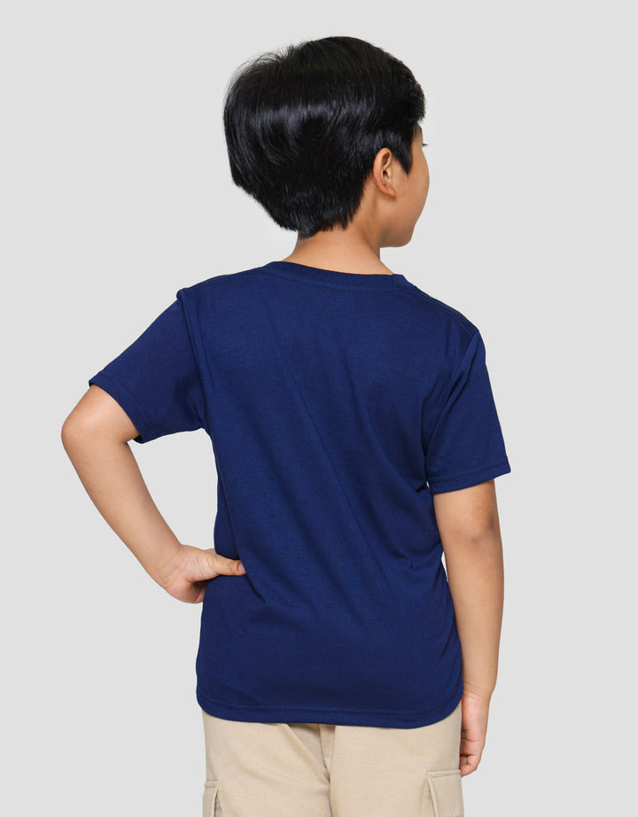 Little M Lion Sablon Kiri Kaos Anak Laki-laki