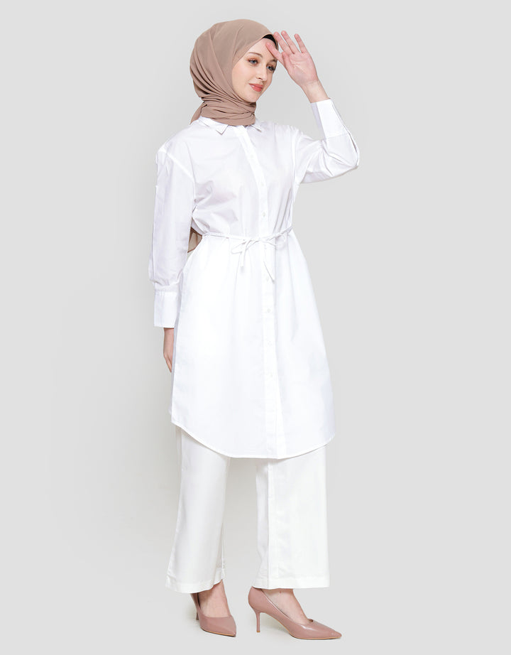 Annisa Basic Soft Cotton With Drawstring Tunik Wanita