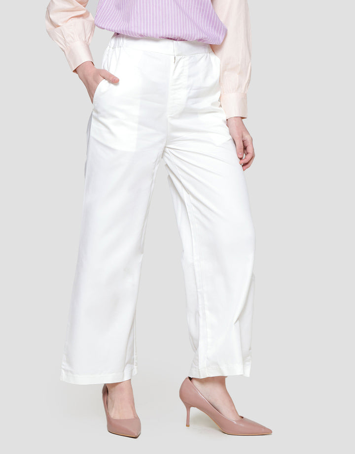 Annisa Soft Twill Wide Leg Trouser Celana Panjang Wanita