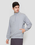 Suko Jaket Ritsleting 1/2 Sweater Pria