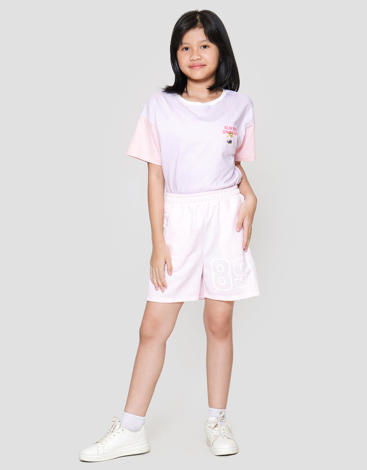 Nevada Knit With Number Print Celana Pendek Anak Perempuan