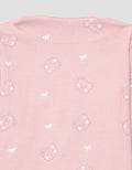 Little M V-Neck Fullprint Bear Setelan Piyama Anak Perempuan