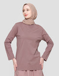 Annisa Enzyme Jersey With Side Slit Tunik Wanita