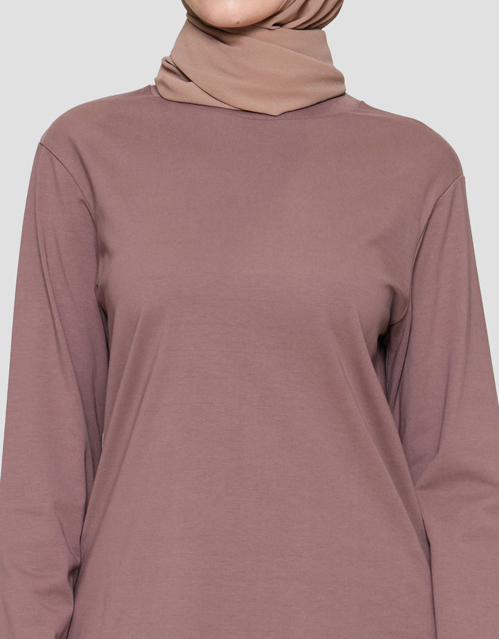 Annisa Enzyme Jersey With Side Slit Tunik Wanita