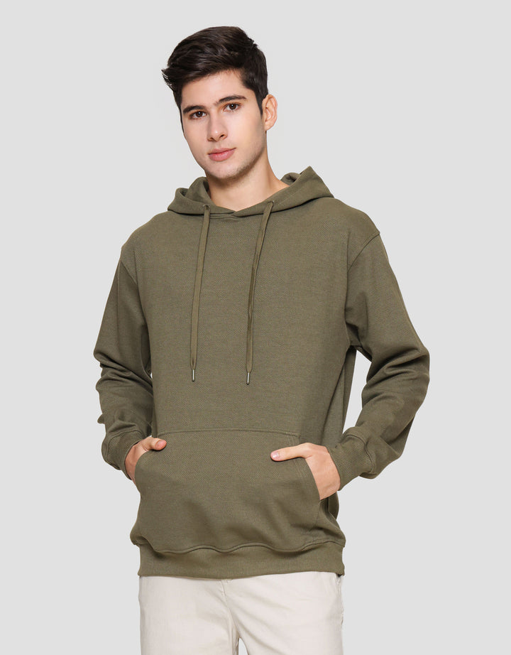 Nevada Hoodie Texture Jaket Pria