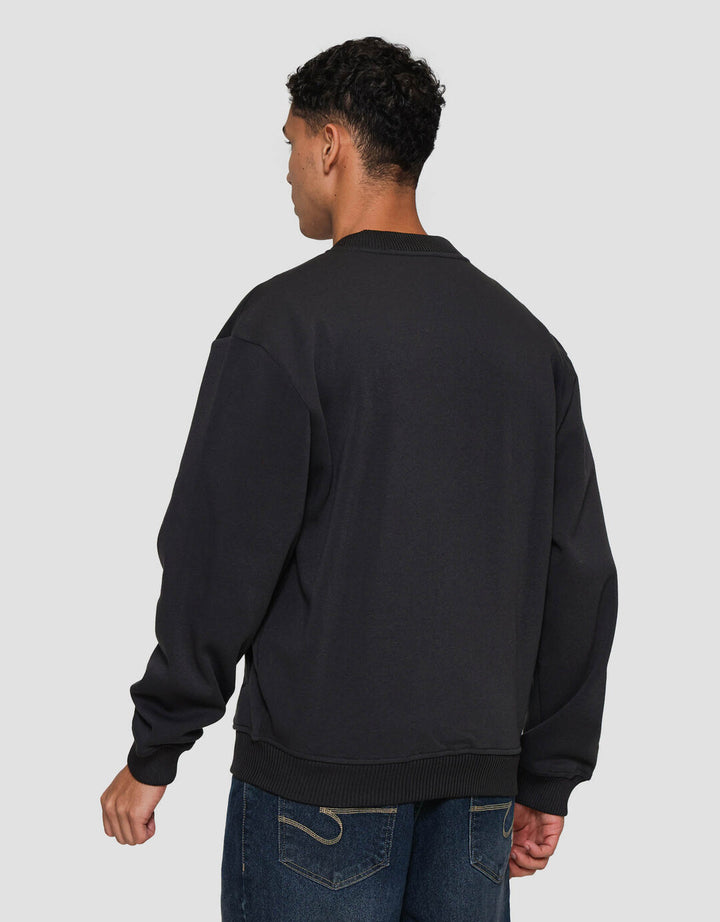 Nevada Varsity With Patches Jaket Pria