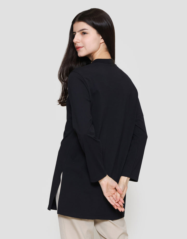 Suko Kerah Bulat Lengan Panjang Kaos Wanita