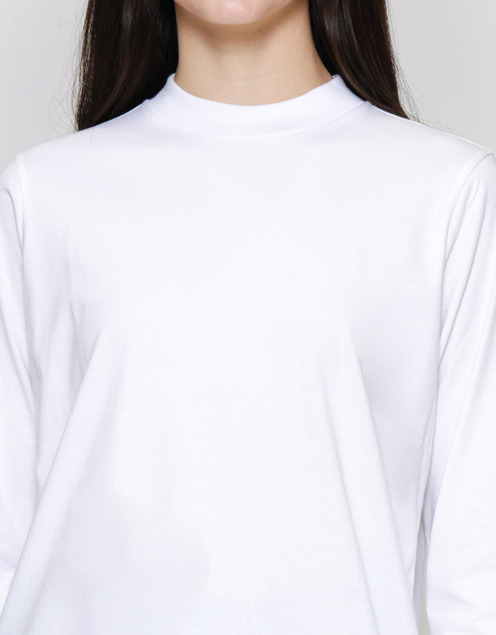 Suko Kerah Bulat Lengan Panjang Kaos Wanita