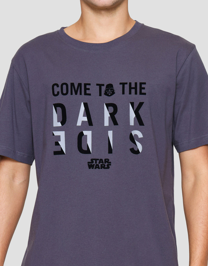 Star Wars Lucas Come To The Dark Side (Flocking) Kaos Pria