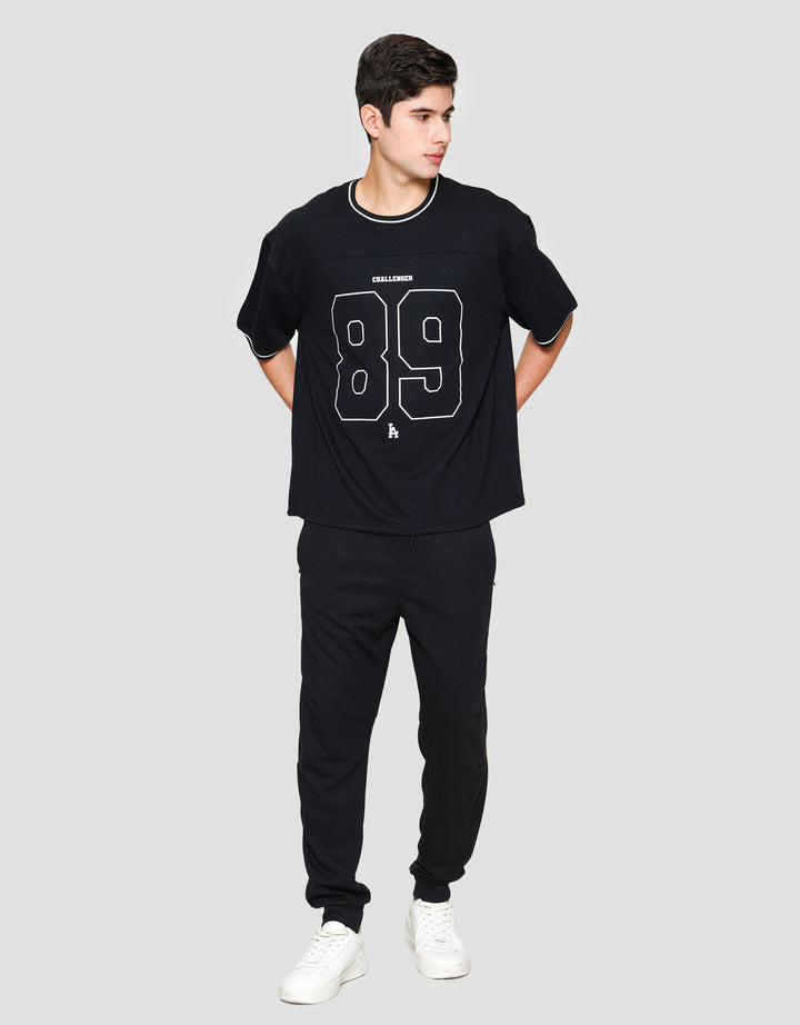 Nevada Oversize Baby Terry Varsity - Style Kaos Pria