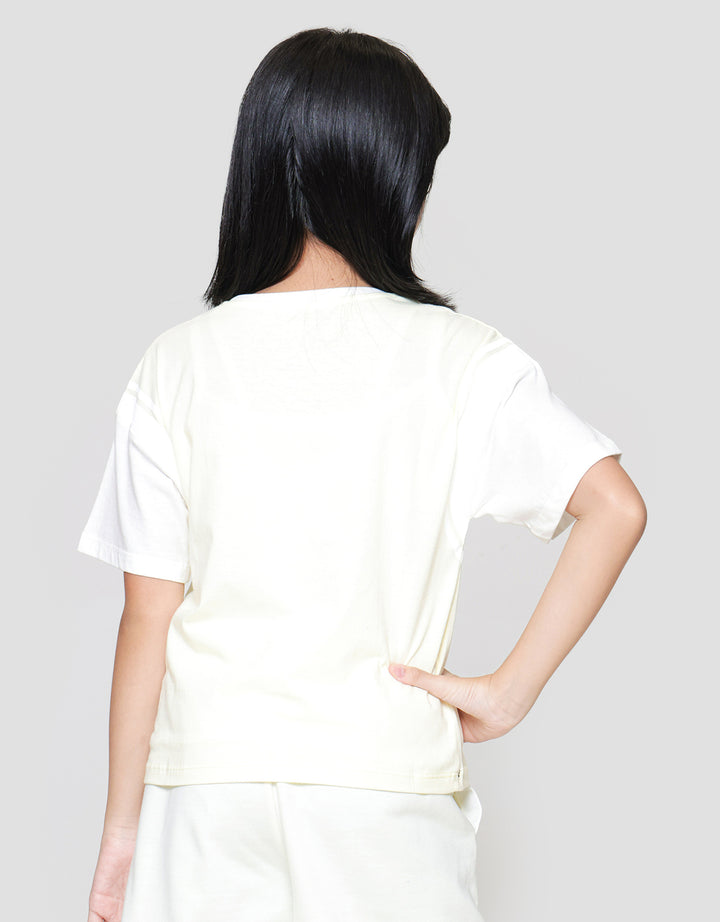 Nevada Boxy Varcity Look Like 2 Pc Athletic Kaos Anak Perempuan