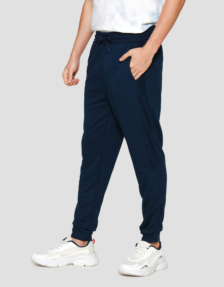 Nevada Knit Cut And Sewn With Mix Rib Celana Jogger Pria