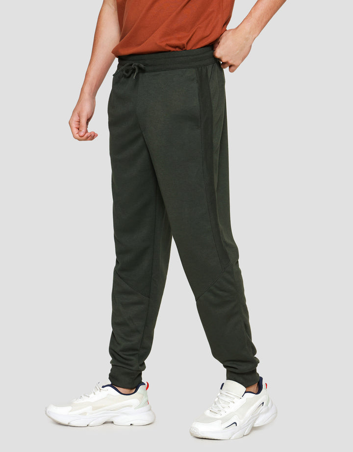 Nevada Knit Cut And Sewn With Mix Rib Celana Jogger Pria