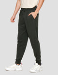 Nevada Knit Basic With Overlock Side Seam Celana Jogger Pria
