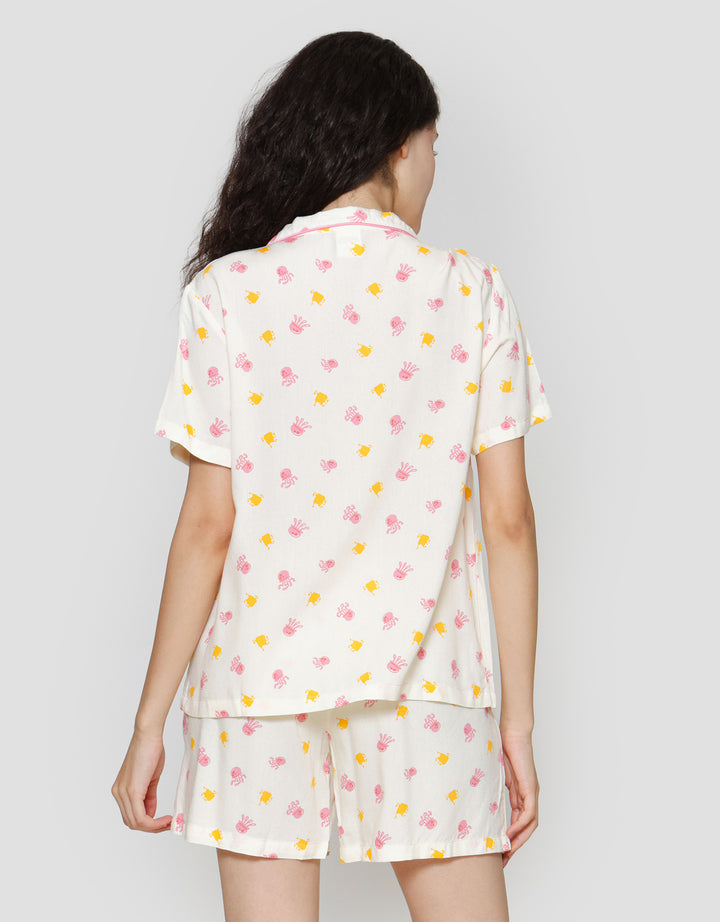 Nevada Jelly Spongebob Setelan Piyama Wanita