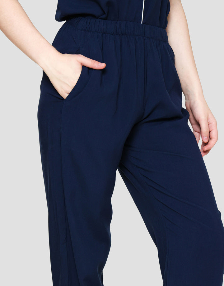 St. Yves Solid Setelan Piyama Wanita