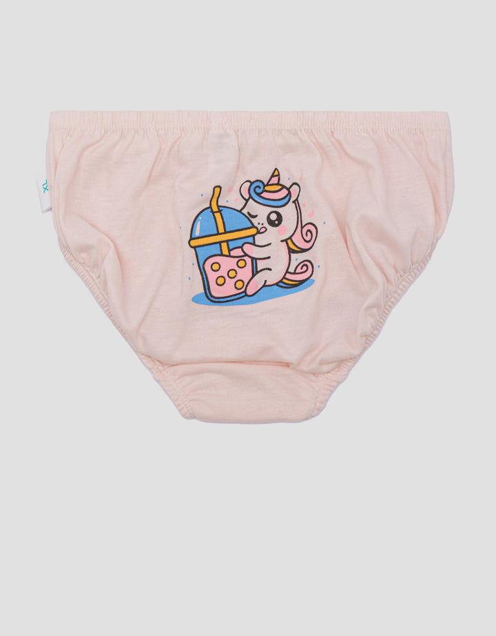 Little M Pack Of 3 Unicorn Boba Celana Dalam Anak Perempuan