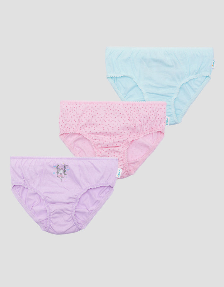 Little M Pack Of 3 Love Girls Celana Dalam Anak Perempuan