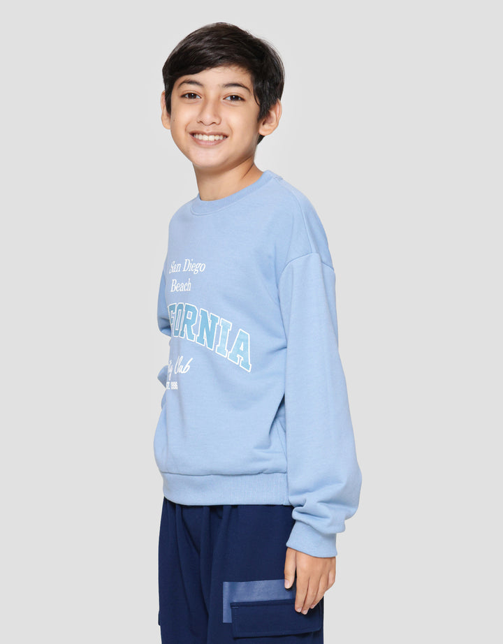 Nevada Basic Print San Diego Sweater Anak Laki-laki