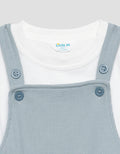 Little M Knit Waffle Polos Overall Anak Laki-laki