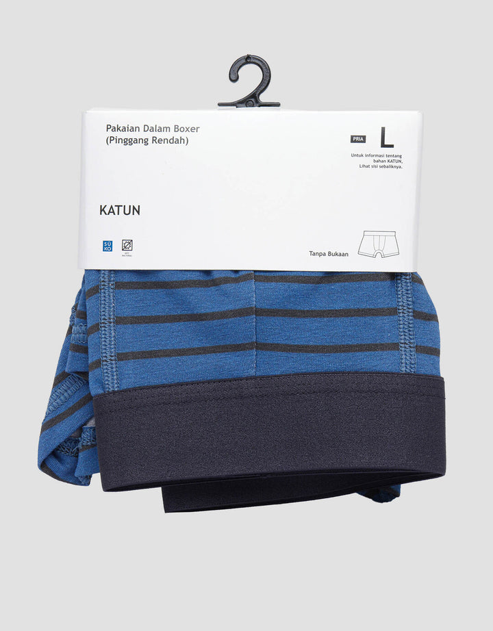 Suko Boxer Print Stripe Pria