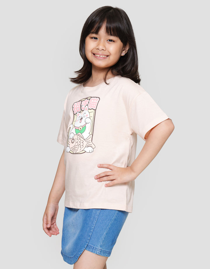 Nevada Sushi Animal Catfish Kaos Anak Perempuan