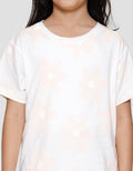 Little M Print Flower Besar Kaos Anak Perempuan