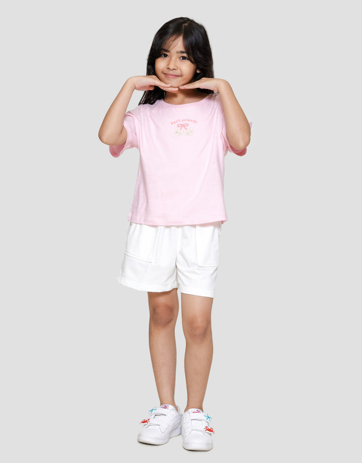 Little M Back Print Best Friend Kaos Anak Perempuan
