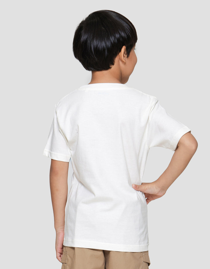 Little M Under Water Print Kaos Lengan Pendek Anak Laki-laki