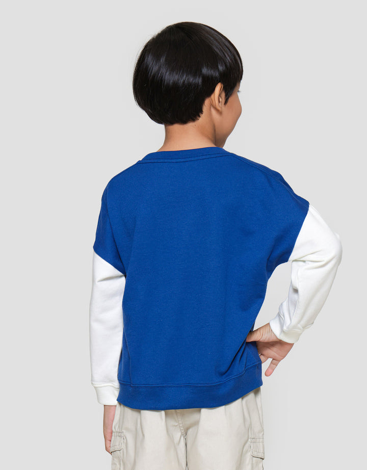 Little M Komb Tangan Sweater Oversized Anak Laki-laki