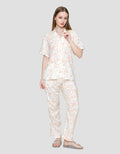 St. Yves Ss Pyjama Pants Outline Flower