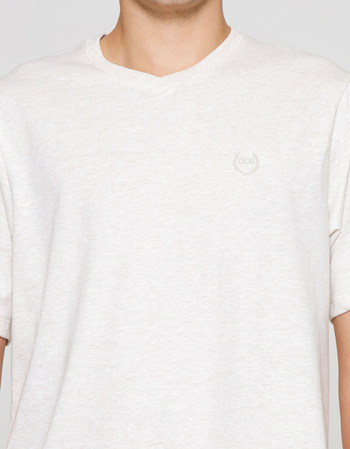 Aos Kerah Vneck Kaos Pria