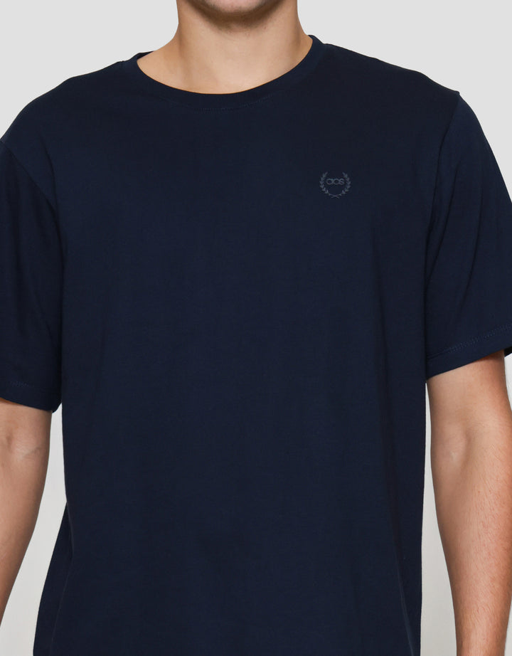 Aos Round Neck Basic Kaos Pria