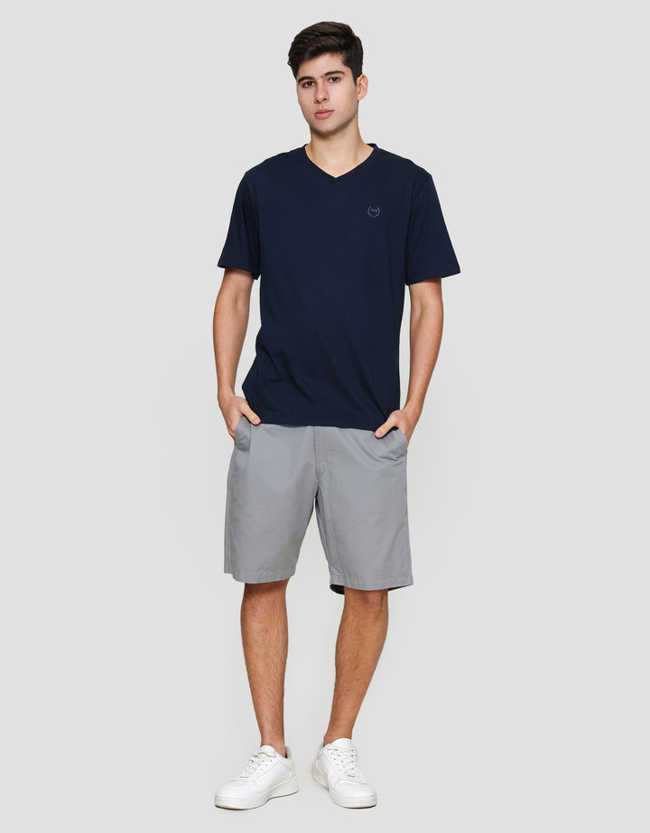 Aos Vneck Basic Kaos Pria