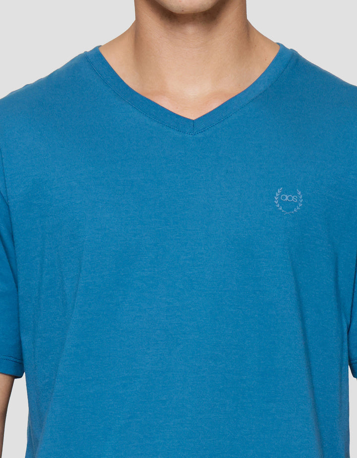 Aos Vneck Basic Kaos Pria